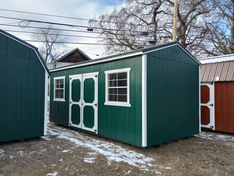 10×20 Utility Shed – Evergreen